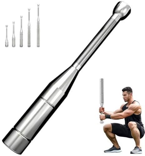 Macebell Clubs Indiens 6 en 1 réglables pour l'entraînement de tout le corps, la tonification des muscles, des épaules, des poignées et des avant-bras (3-8kg)