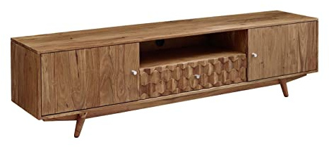 MASSIVMOEBEL24.DE | TV-Board 188x40x48 Akazie Natur lackiert MOSAYK #105