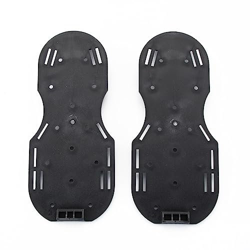 Youyijia Lawn Aerator Shoes Universal Size Fits Lawn Nail Shoes with 26 Spikes and Adjustable Straps for Garden Soil Grass Lawn Aerator Sandals 29x13cm