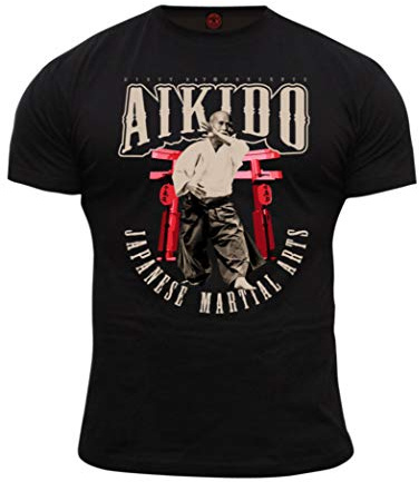 Dirty Ray Arts Martiaux Aikido t-Shirt Homme KABK1 (M)