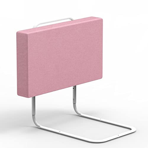 Bettgitter für Kleinkinder und Säuglinge mit Schraubbefestigung, Sicherheitssystem, Upgrade-Bettschutzgitter für Kinder, ältere Menschen, Erwachsene, Queen- und King-Size-Matratze (1 Stück, Rosa)
