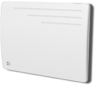 BESTHERM - Radiateur électrique fixe à inertie sèche fonte 1000W Bestherm MOTU horizontal blanc