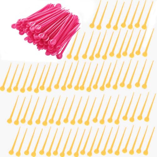 200 Pieces Brush Roller Pick Plastic Roller Pick Hair Curler Roller Pin for Hair Curling Styling Accessories