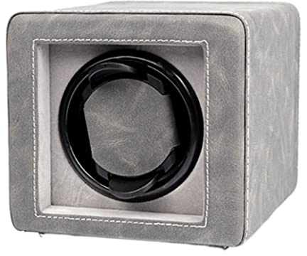 REEKOS Uhren Aufbewahrungsbox Uhrenbox Uhrenschatulle Einzelner Uhrenbeweger Für Automatikuhren Uhrenbox Automatikbeweger Uhrenboxen Uhrenbox Winder Uhrenkasten Uhrenkoffer (Color : B)