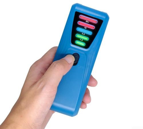 ZYWUOY for GEIGER Counter, Portable Digital Dosimeter High Sensitivity for GEIGER Counter Nuclear Electromagnetic Radiation Detector Monitor(Blue)