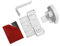 GARDINIA EASYFIX Set di fissaggio e adesivo EF-1 per tende a rullo, Supporto di fissaggio o adesivo sul telaio della finestra, Montaggio senza forare, Campo di regolazione: 3-25 mm, Plastica, Bianco