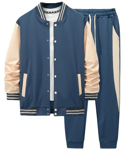 DONYKARRY Men's Tracksuits Sweatsuits For Men Suits 2 Piece Lightweight Casual Athletic Sports Jogging Sets