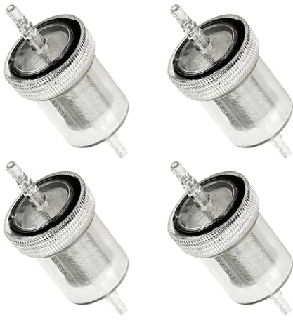 Transparente DieselFilterkit 4 Teile für Standheizung,für Webasto und Eberspacher,Kraftstofffilter Diesel für Autos,LKWs,Busse und Wohnmobile,Schutz des Kraftstoffsystems,Diesel Kraftstofffilter