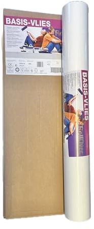 Erismann Basis-Vlies Glatt Renoviervlies 25 x 0,75 m = 18,75m² Malervlies Glattvlies Makulaturvlies 120g/m²