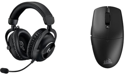Logitech G Pro X & Corsair M55 Wireless Souris de Jeu