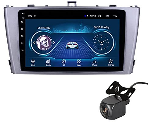 Per Toyota Avensis 2009-2015 Android 10.0 Lettore multimediale per auto 9 pollici Navigazione GPS Unità principale automatica Navigatore satellitare Radio Ricevitore stereo con Mirrorlink Bluetooth W