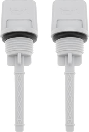 OTOTEC Lot de 2 jauges d'huile moteur pour tondeuse à gazon, pompe à eau, indicateur de niveau d'huile EY20 pour moteur à essence, générateur
