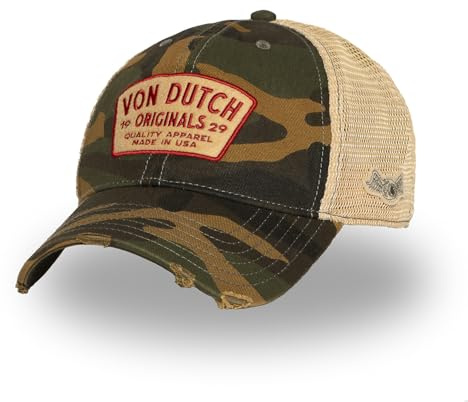 Von Dutch Cap Herren und Damen, Trucker MAC, Khaki 10