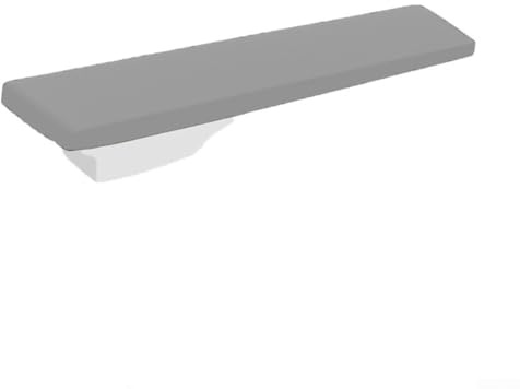 10 Ft Diving Board Cover with Weatherproof Fabric and UV Shield, Features Drawstring Closure for Secure Fit, Protects Against Dust, Rain, and Snow Year Round (210D：183 * 31 * 10cm Grey)