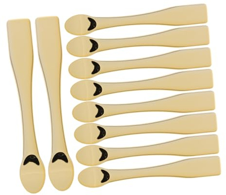 TOGEVAL 10 piezas Cucharas Cosméticas Abs para Cremas Faciales Herramientas de Cuidado de Piel para Mujer Para Aplicar y Guardar Maquillaje de Forma Higiénica