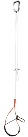 Luyismer Sangle d'ascendeur en nylon renforcé - Longueur réglable - Anneaux de pied ergonomiques pour l'escalade technique et industrielle - Anneaux de pied d'escalade en nylon lourd