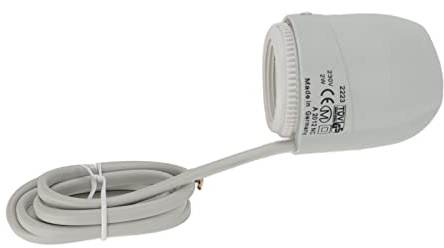 CHICIRIS Elektrischer Thermischer Aktuator, Effizientes 2-W-Thermostatventil für Heizsysteme, IP54, Wasserdichtes Fußbodenheizungsventil für den Heimgebrauch