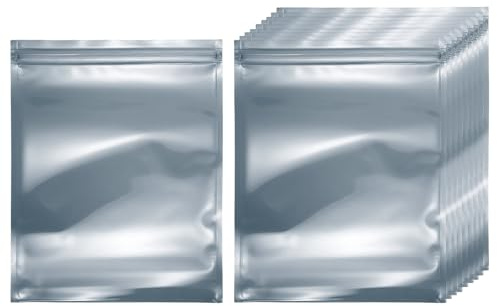 QUARKZMAN 100 Piezas De Bolsas Anti Estáticas 6.7 X 8.7 Pulgadas/17 X 22cm Bolsa ESD De Blindaje Reutilizable para GPU Unidad De Mano SSD Dispositivos Electrónicos