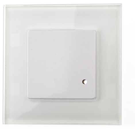 HUBER Motion 7 HF Hochfrequenz Bewegungsmelder UP180° - LED geeignet, Sensor inkl. Glasrahmen, 3-Draht-Technik mit Relais
