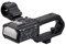 Panasonic VW-HU1E-K Camcorder Handgriff (Zwei XLR Anschlüsse, LED Videoleuchte, einfache Handhabung), Schwarz