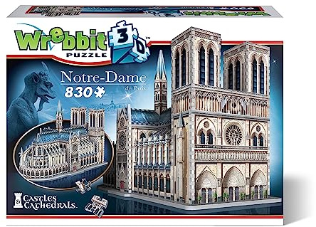 Wrebbit3D, Notre-Dame de Paris (830pc), Puzzle, Ages 12+