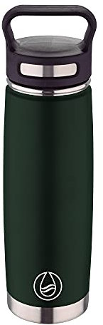 BERGNER Gehen Sie überall - 500 ml Thermosflasche - Hergestellt in Edelstahl- und Anthiadherent -Beschichtung - Grün - großartige Qualität und Haltbarkeit - für alle Arten von Aktivitäten