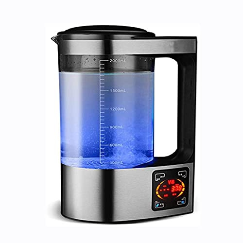 Stansport Máquina de ionizador de Agua de hidrógeno Rico 2L, ionizador de Agua portátil Hervidor eléctrico Filtro de Agua Hidrógeno Rico Botella de Agua Salud