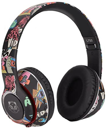 CCYLEZ Kabelloses Bluetooth Headset, LED HiFi Gaming Headset, Over Ear Kopfhörer, mit Bunten Lichtern, Upgrade von Bluetooth 5.1, Surround Sound, für Musik/Gaming//Laufen