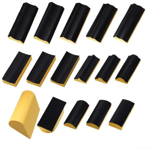 16Pcs Schleifpad Disc Hand Schleifen Block Schleifschwamm für Haken Schleifwerkzeug