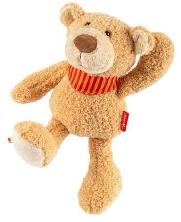 sigikid 43255 gosedjur, ljusbrun/björn, 27 cm