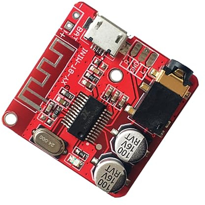 AMZLORD Scheda ricevitore audio 5.0 compatibile con Bluetooth Supporto MICRO USB Scheda di decodifica lossless MP3 a doppio canale for fai da te