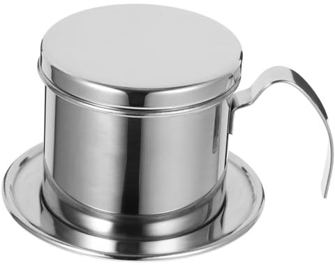 Zerodeko Stainless Steel Coffee Dripper with Minimalist Fashion Design for Manual Coffee Brewing Easy Operation Portable Filter for Outdoor and Camping Use