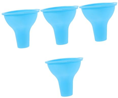 SUPVOX 4pezzi Imbuto Silicone Multifunzionale Per Trasferimento Liquidi e Giocattoli Per Accessorio Per e Domestici Facile e