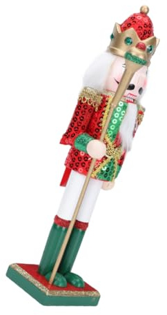 TOPBATHY Schiaccianoci in Legno Per Natale Decorazione Artigianale Figura Soldato Ornamento Festivo Per Abbellire Casa Durante Le Feste