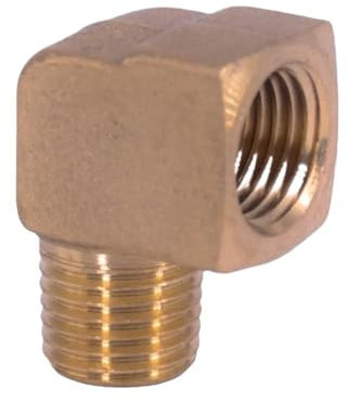1/8 1/4 3/8 1/2 NPT Buchse auf Stecker Winkel 90 Grad Messing Block Rohrverschraubung Koppler Anschluss Wasser Gas Kraftstoff(5 pcs,NPT FEMALE TO MALE_1/2)