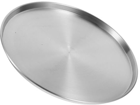 LABRIMP Bandeja De Acero Inoxidable Para Pizza y Vapor 26 Cm Diseño Versátil Ideal Para La Cocina
