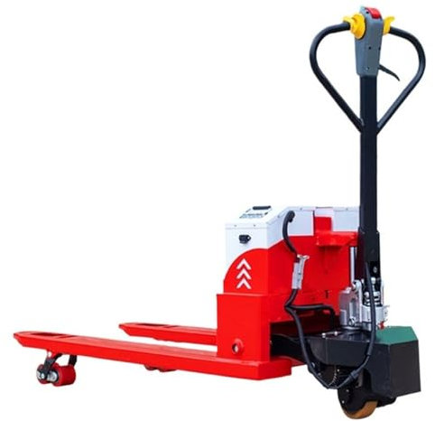 Transpaleta eléctrica, capacidad de 4400 libras, solución eficiente de manejo de materiales para uso industrial