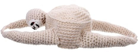 HANABASS Hanging Sloth Planter Holder Handmade Crochet Plant Basket for Home for Use for Plant Lovers