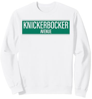 NYC Street Signs Knickerbocker Ave pour Hommes et Femmes Sweatshirt