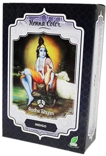 Tinte Henna Índigo Polvo Cabello Eco 100g Tonos Oscuros | 100% Natural, Vegana y Orgánica, Libre de Químicos, Fortalece y Aporta Brillo Duradero