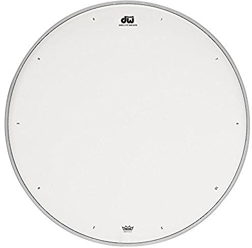 Drum Workshop Snaredrum päls dubbel A vit ruggad 30 cm DRDHACW13