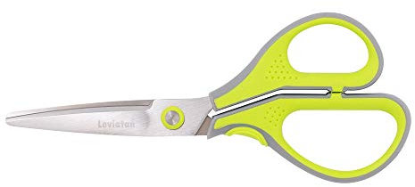 smart by Leviatan 3D175 Forbici 17,5cm - 3D lame curve - Acciaio Inox - affilate, a lunga durata, verde