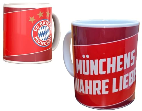 FC Bayern München Tasse Sprüchetasse, Cup, Mug, Kaffeetasse, Tasse, Kaffeebecher (Münchens wahre Liebe)