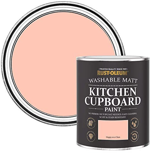Rust-Oleum abwaschbare Küchenschrankfarbe in rosa mit Matt Finish - Seestern 750ML