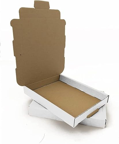 Red Rainbow A6 (C6) Corrugated PIP Large Letter Box Suitable for Royal Mail LL White - 11.2x16.3x2 cm - 112x163x20 mm (PACK OF 5)