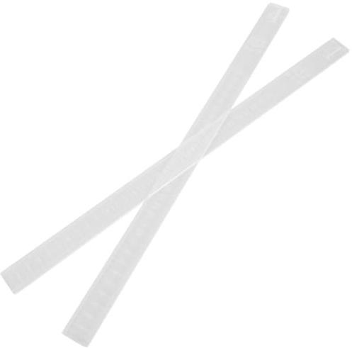 SHERCHPRY 2 Pièces Bandes De Pâte À Mesurer 4Mm D'épaisseur Règle De Cuisson En Silicone Antiadhésive Guides De Rouleau À Pâtisserie Pour Nouilles Biscuits Fondants Tartes Cuisson