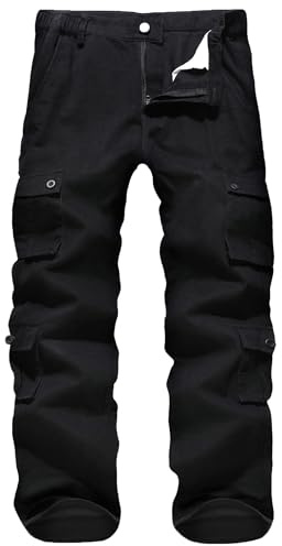 APTRO Herren Cargo Hose Camouflage Hose Arbeitshose Lange Outdoor Baumwolle Leichte Hose mit 8 Tachen LT01