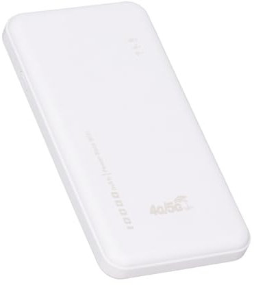 Ultraschneller 4G WLAN Hotspot Router mit SIM Kartensteckplatz, 10.000 mAh LTE CAT4, breite Netzwerkbandunterstützung, verbesserte Akkulaufzeit, einfach zu bedienen