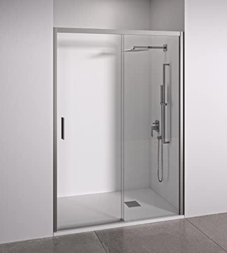 BELLOBATH Paroi de Douche Frontale Argent 175-180 cm