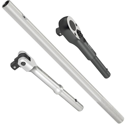 Titan Bar-X 64143 3-teiliges 3/4-Zoll-Antrieb, austauschbare Ratsche und Breaker Bar Set